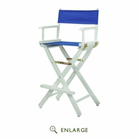 BETTERBEDS 230-05-021-13 30 in. Directors Chair Honey Oak Frame with Royal Blue Canvas BE4268163